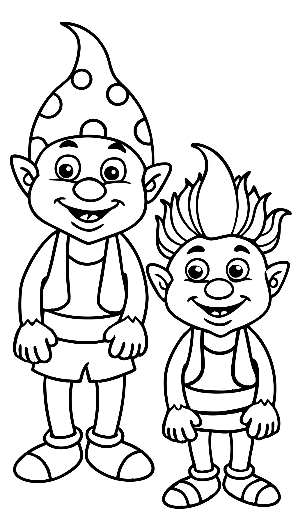 printable trolls coloring pages